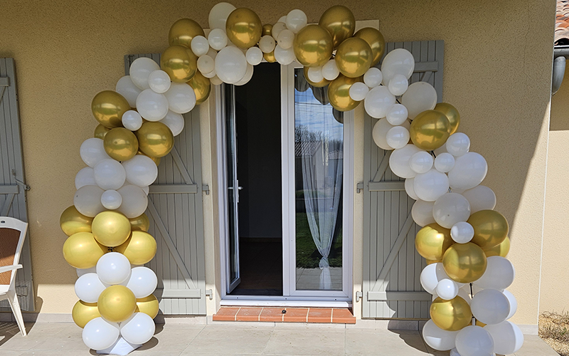 Décoration bapteme à Lacourt-Saint-Pierre